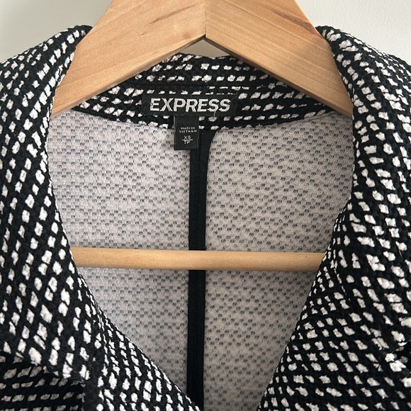 Express - black and white pattern jacket. Size XS. - Picture 3 of 4
